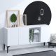 HANAH HOME Komoda Albedo, bela - 393MRD1269