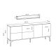HANAH HOME Komoda Lucky, bela - 393MRD1275