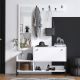 HANAH HOME Cipelarnik Lopp, bela - 393MRD1276
