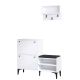 HANAH HOME Cipelarnik Fredy, bela - 393MRD1277