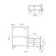 HANAH HOME Cipelarnik Fredy, bela - 393MRD1277