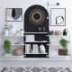 HANAH HOME Polica za knjige Lungo, bela - 393MRD1281