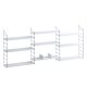 HANAH HOME Polica za knjige Lungo, bela - 393MRD1281