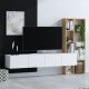 HANAH HOME TV komoda Pana, bela/braon - 393MRD1283