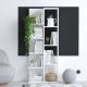 HANAH HOME Polica za knjige Viva, bela - 393MRD1290