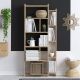 HANAH HOME Polica za knjige Momo, krem - 393MRD1291