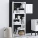 HANAH HOME Polica za knjige Prins, bela - 393MRD1294
