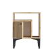 HANAH HOME Noćni ormarić Nuno, bež - 393MRD1415