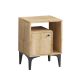 HANAH HOME Noćni ormarić Nuno, bež - 393MRD1415