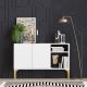 HANAH HOME Komoda Agustina, bela - 393MRD1507