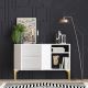 HANAH HOME Komoda Agustina, bela - 393MRD1507