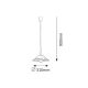 Rabalux Visilica Alabastro E27 1x MAX 60W alabaster - duvan braon (3955) - 3955