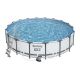 BESTWAY Okrugli bazen sa metalnim okvirom, merdevinama i filter pumpom 549x122m Steel Pro max, - 3965