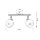 RABALUX Spot rasveta Soraya zelena E14 40W - 3967
