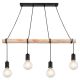 Rabalux Visilica Pablo E27 4x MAX 40W mat crno (3980) - 3980-1