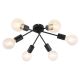 Rabalux Plafonjera Lamar E27 6x MAX 40W mat crno (3990) - 3990