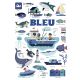 POPPIK Edukativni poster s nalepnicama Mini otkrića: Plava boja - MIN008