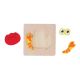 MARIONETTE WOODEN TOYS Drvena puzzle slagalica sa životinjama 14 × 14 cm - EP3150996