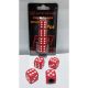 888 CAR ACCESSORIES Kapice ventila crveno-bele kockice 4kom - 3APT4077