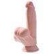 3D Dildo sa realističnim testisima 21,5cm - 21372