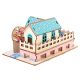 3d eko drvena puzzle - PROLEĆNA VILA - 100-1-1-1