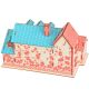 3d drvena eko puzzle - NARAT VILA - 87-1-1-1