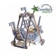 3d drvena puzzle - MALI PIRATSKI BROD - 73