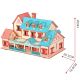 3d drvena eko puzzle - NARAT VILA - 87-1-1-1