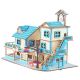 3d eko drvena puzzle - ŠARMANTNA VILA - 86-1