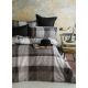 DEKOR DOM Komplet posteljina 200x220cm Issimo saten double, crna - 040649