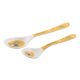 CANPOL BABIES SET KASIKA (2kom) 4/530 MELAMINE - EXOTIC ANIMALS YELLOW - EP2739370