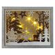 'Novogodišnja dekoracija Zimska slika LED 30x24cm - 40-804000