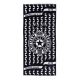 PARTIZAN Peškir za plažu 70x160cm, crna/bela - 4000160
