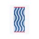 STEFAN Plažni peškir 70x170cm Talas plavi - 4000192-talas
