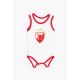 CRVENA ZVEZDA Atlet bodi Grb, crvena/bela - EP3093233