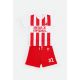 CRVENA ZVEZDA Komplet majica i šorts, crvena/bela - 4003139-25