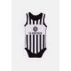 PARTIZAN Atlet bodi Pruge, crna/bela - EP3093275