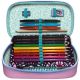 SANTORO GORJUSS Ovalna puna pernica 1 zip Fairy Dusk 1046GJ21 - 20942-1