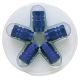 SUMEX Kapice ventila  aluminijumske plave set 5kom - 4006925