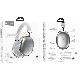 hoco. Bežične Bluetooth slušalice, W35 Max Joy, srebrna - 40222-1-1