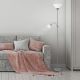 Rabalux Podne lampe Action E27 1x MAX 100 + E14 1x MAX 25W srebrna (4028) - 4028