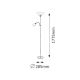 Rabalux Podne lampe Diana E27 G45 1x MAX 60 + E14 1x MAX 40W hrom (4059) - 4059