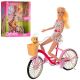 DEFA LUCY Lutka na biciklu sa ljubimcem - 40702-1