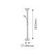 Rabalux Podne lampe Beta R7S 1x MAX 230 + G9 1x MAX 40W bronzana (4076) - 4076