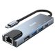 XWAVE 5 in1 adapter TIP-C na HDMI/USB3.0/PD/RJ-45/Port replikator - 031216