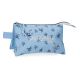 PEPE JEANS OLIVIA prazna pernica sa 3 pregrade - sky blue - EP3024386