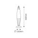 Rabalux Dekorativna rasveta Lollipop 2 E14 G45 1x MAX 25W providno (4108) - 4108