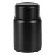 Termo posuda za hranu CHILLI 500 ml – vakuum izolacija do 12 h, sklopiva kašika, crna - EP3258301