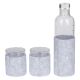 Set boca 500 ml i dve čaše 200 ml SAKURA – borosilikatno staklo, filc obloga - EP3258319