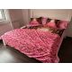 VIKTORIJA Posteljina 3D SATEN Pink flowers - VLK000413-pinkflowers